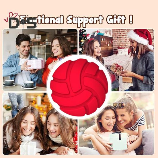 4/6 szt. Magnetyczna silikonowa piłka sensoryczna Przenośna podróż Łagodzenie lęku Stresu Kolorowa piłka Dzieci Nastolatki Dorośli Uspokajająca teksturowana piłka Zabawka fidget