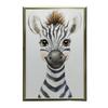 Plakat Wesoła Zebra Plakat Wesoła Zebra, 30X40 Cm, Rama Aluminiowa Czarna, Papier Matowy 230 Gsm