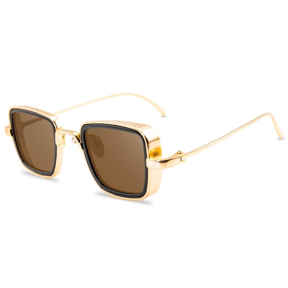 Lightweight Unisex Polarized Sunglasses Indian Style Anti-UV Glasses Retro Square Sunnies  Summer