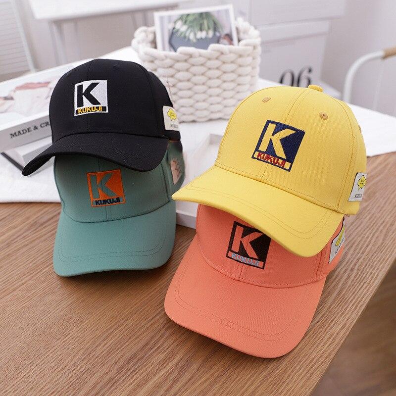 Chicos y niñas letras bordado gorra de béisbol sombrero infantil gorra de ocio Chicos y niñas letras bordado gorra de béisbol sombrero infantil gorra de ocio