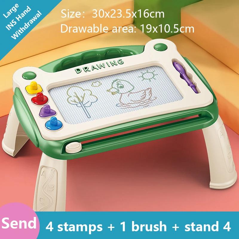 Magnetic Drawing Board Colored Graffiti Magic Eraser Drawing Board Children's Graffiti Board Art Early Education Drawing Toy