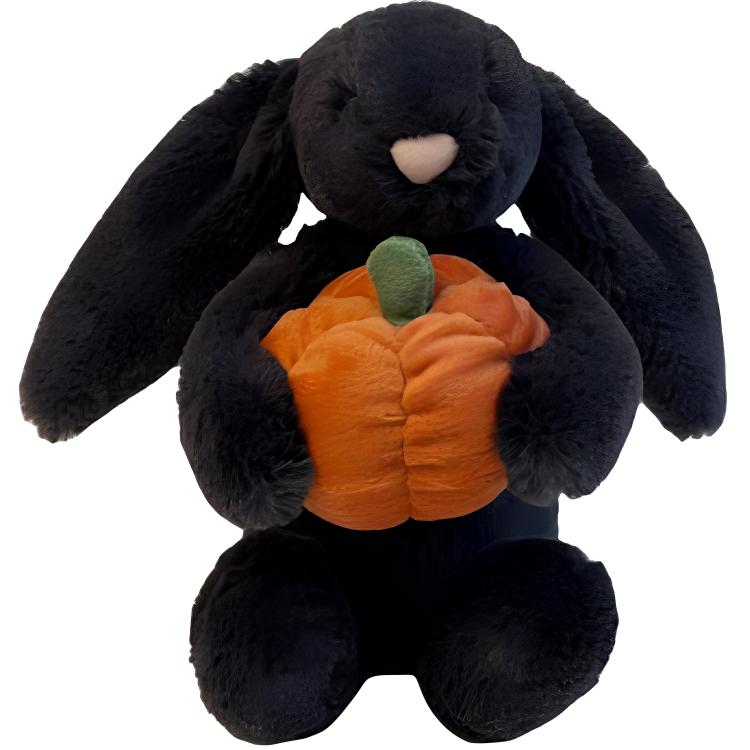 

JELLYCAT Halloween Series Hug Pumpkin Bunny Dolls Plush Doll 18CM High