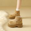 Latest Thick Sole Snow Boots for Women  High-Top Insulated Cotton Shoes for Cold Weather and Frost Protection