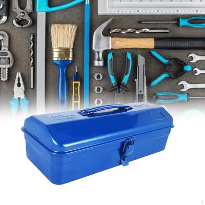 15 İnç Metal Oto Tamir Aletleri Kilitli Alet Kutusu, Çok Yönlü Düzenleyici Taşıma Sapı,