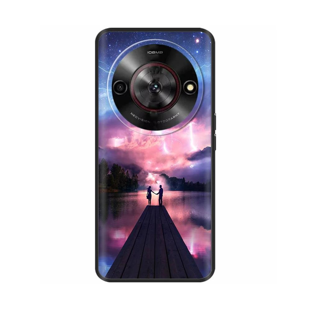 Painted Cover For ZTE Blade A75 5G Case Soft Silicone Fundas Shockproof Shell Back Cover For ZTE Blade A75 5G 4G Cases Bumper