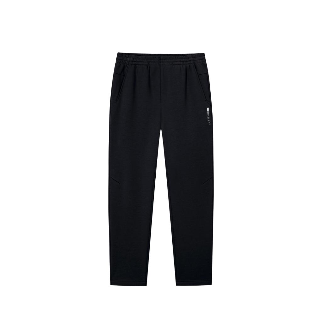 Anta Training Series Mens Long Pants 2025 Winter Knitted Sports Pants Men Bottoms Basic-Black 952547302-3