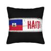 Pillow Case Haiti FlagCountry Map Soft Pillow Cover For Sofa Home Decoration Fashion Pillowcases