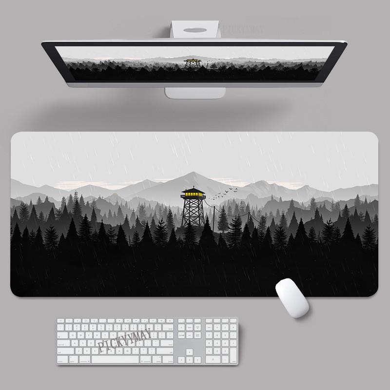 Mouse Pads Design Forest Firewatch Gaming Mousepads Xcm Large Mousepad Gamer Rubber Mat Company Desk Pad Design For Gift