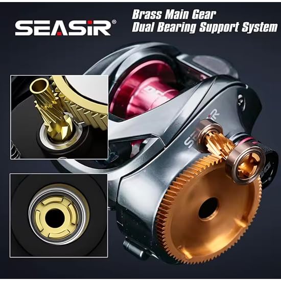 SEASIR DCAST Chinese DC Baitcasting Reel Versatile Long Casting DC Brake Electronically Controlled W