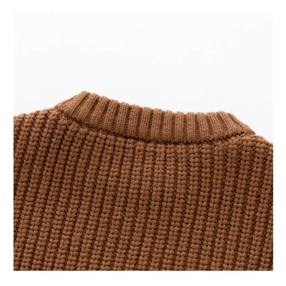 0-6Yrs Baby Boys Girls Knit Sweater Clothes New Toddler Infant Newborn Knitwear Soft Spring Long Sleeve Baby Pullover Tops
