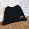 Windproof Pull-On Beanie Thick Warm Cold Weather Cap Casual Knit Beanie Hat  for Women