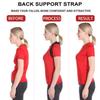 Pose Corrector Thoracic Shoulder Back Support Strap Trainer Straightener Trainer Non-Slip For Neck Shoulders Lumber Women Men