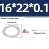 304 Stainless Steel Ultra-Thin Flat Washers - Available in Thickness: 0.1mm, 0.2mm, 0.3mm, 0.5mm
