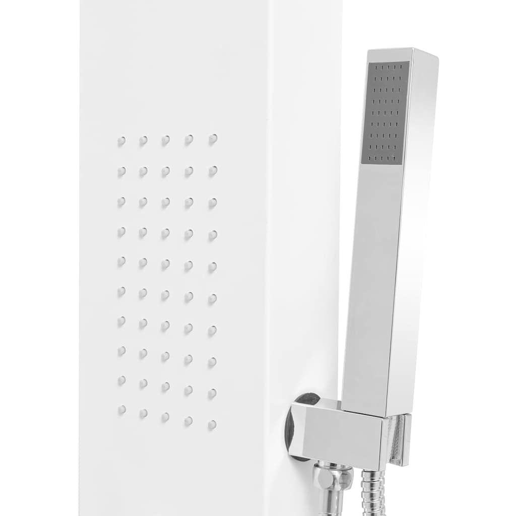 Shower Panel System Aluminum Matte White