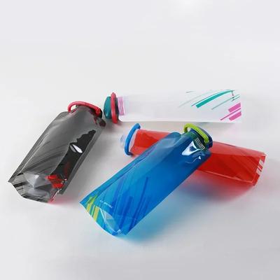 Tragbarer, ultraleichter, faltbarer Wasserbeutel, 700 ml, Wasserflaschentasche, Outdoor-Sportzubehör, Wandern, Laufen, weiche Flasche Wasserflasche