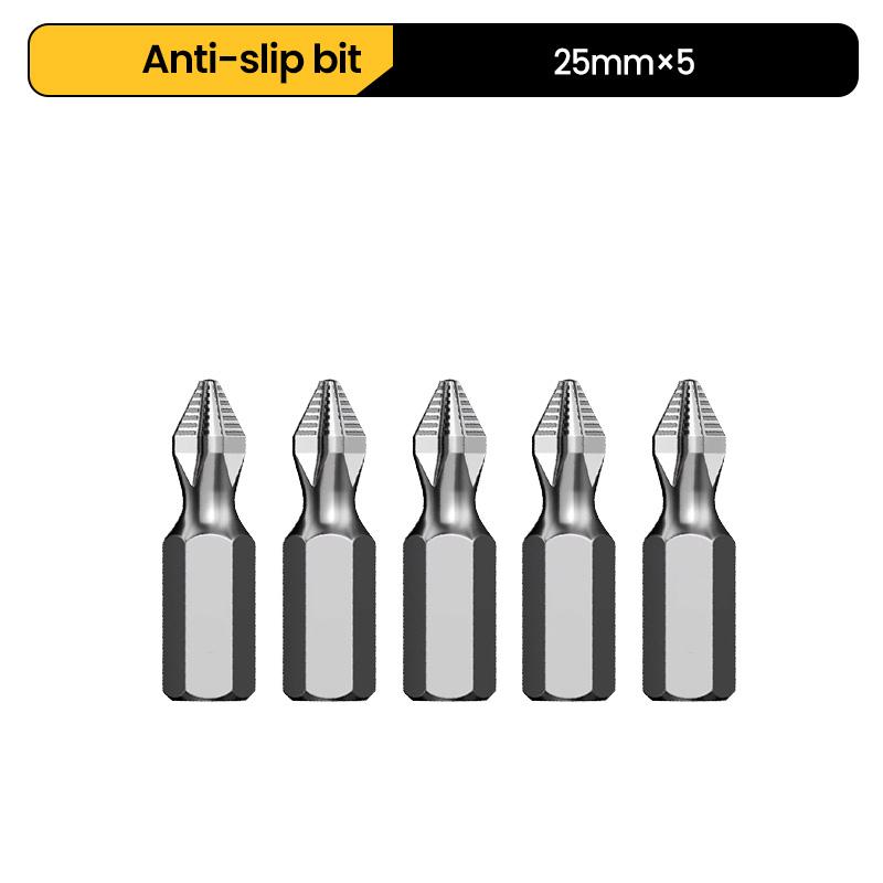

Противоскользящие и ударопрочные биты Биты для отвертки Высокая твердость Сильные магнитные 25/50/65/70/90/150 мм Набор отверток PH2