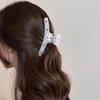 Korean Black White Wave Point Hair Claw for Women Girl Elegant Acetate Large Crab Hair Clip Hairpin Shark Clip Hair Accessories