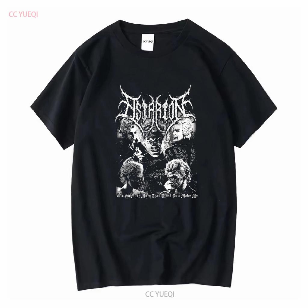 Limited Astarion Black Metal Vintage T Shirt For Women and Man long or short sleeves vintage Washed Unisex Soft Slightly