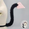 Furry Cat Ears 3D Devil's Sweetheart Tail Fashion Halloween Costume Cosplay Props  All Saints' Day