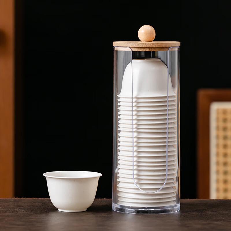 

Chaxun Disposable Rice Husk Teacup Set