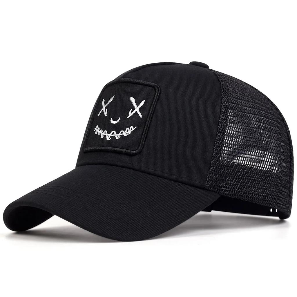 Net Baseball Stitching Embroidered Personality Neutral Gender Women Men For Caps Spring And Summer Outdoor Adjustable Casual Hats Sunscreen Hat