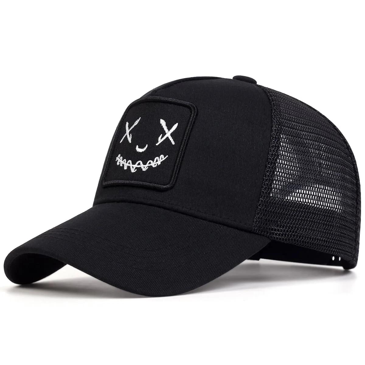 

Unisex Personality Embroidery Baseball Net Caps Spring And Summer Outdoor Adjustable Casual Hats Sunscreen Hat Sports Golf Cap