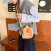 New Creative Croissant Ugly Cute Bread Cute Funny Messenger Bag Girls Fun Mobile Phone Bag