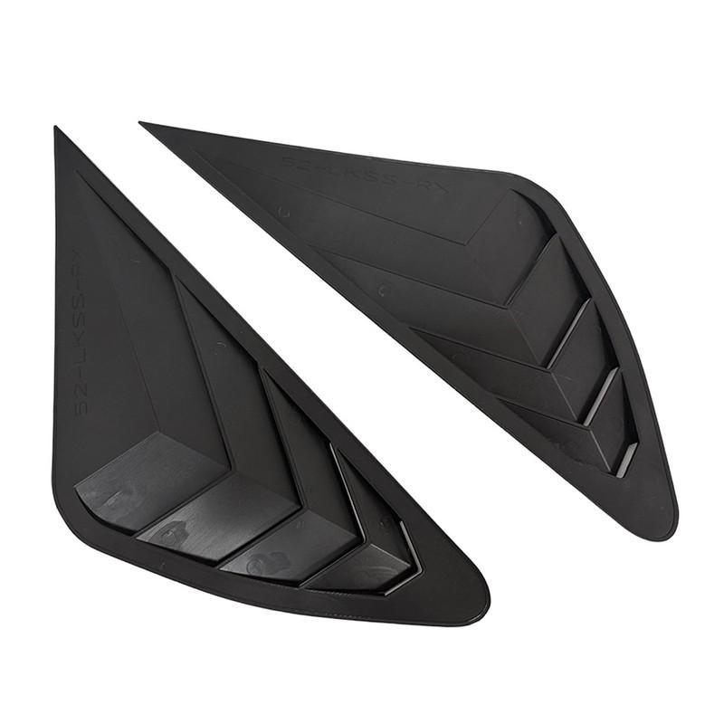 For Lexus RX270 RX450 350 2009-2014 Car Rear Window Louver Shutter Cover Side Vent Trim Sticker Scoop Exterior Accessories