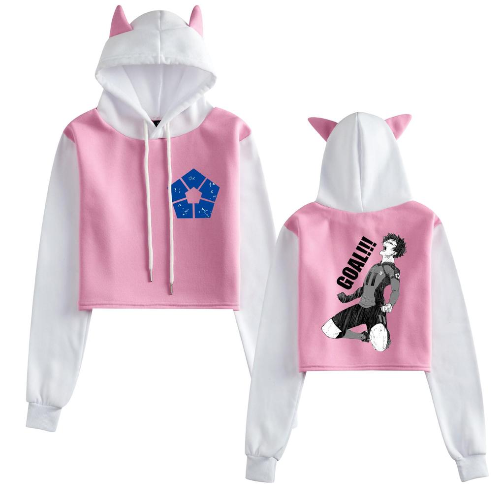 Blue Lock Anime Unisex Fleece Hoodie for Autumn and Winter