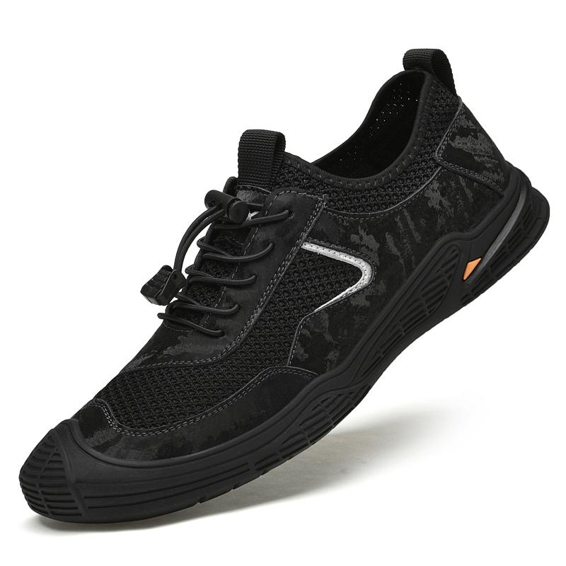 

Новейшая мужская обувь для активного отдыха, повседневная кожаная обувь, модные мужские кроссовки из дышащей сетки, классические удобные легкие мужские туфли 2022 года 43