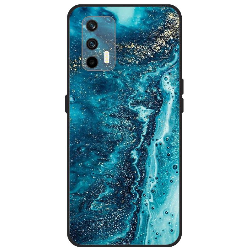 Funda Para Realme GT 5G Funda RMX2202 Cubierta Trasera de Silicona Suave Para OPPO Realme GT 5G 6.43 pulgadas Dibujos Animados TPU Parachoques de Teléfono Bolsas Estuche