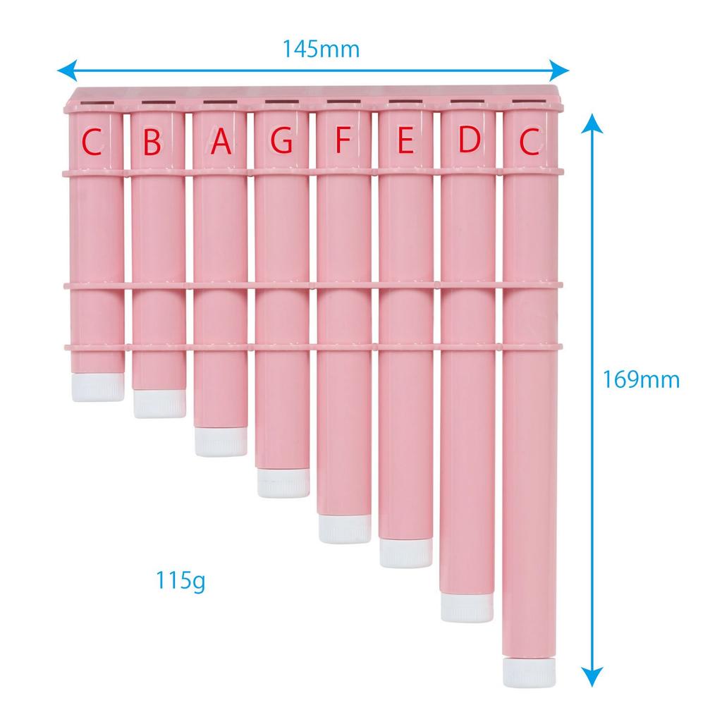 Kikutani PIK Pan Plastic with Pink PF-8L Flute, Mouthpiece,