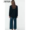 Zaprha 2025 Autumn New Elegant Lapel Long sleeve with Shoulder Pad Profile Double Placket Blazers 2753122