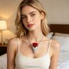 Collana Bouquet Fai da Te Collana Vaso di Fiori Ciondolo Bouquet per Inserire Fiori Freschi o Secchi Portafiori Gioiello Regalo per Donne Mamma Moglie Figlia
