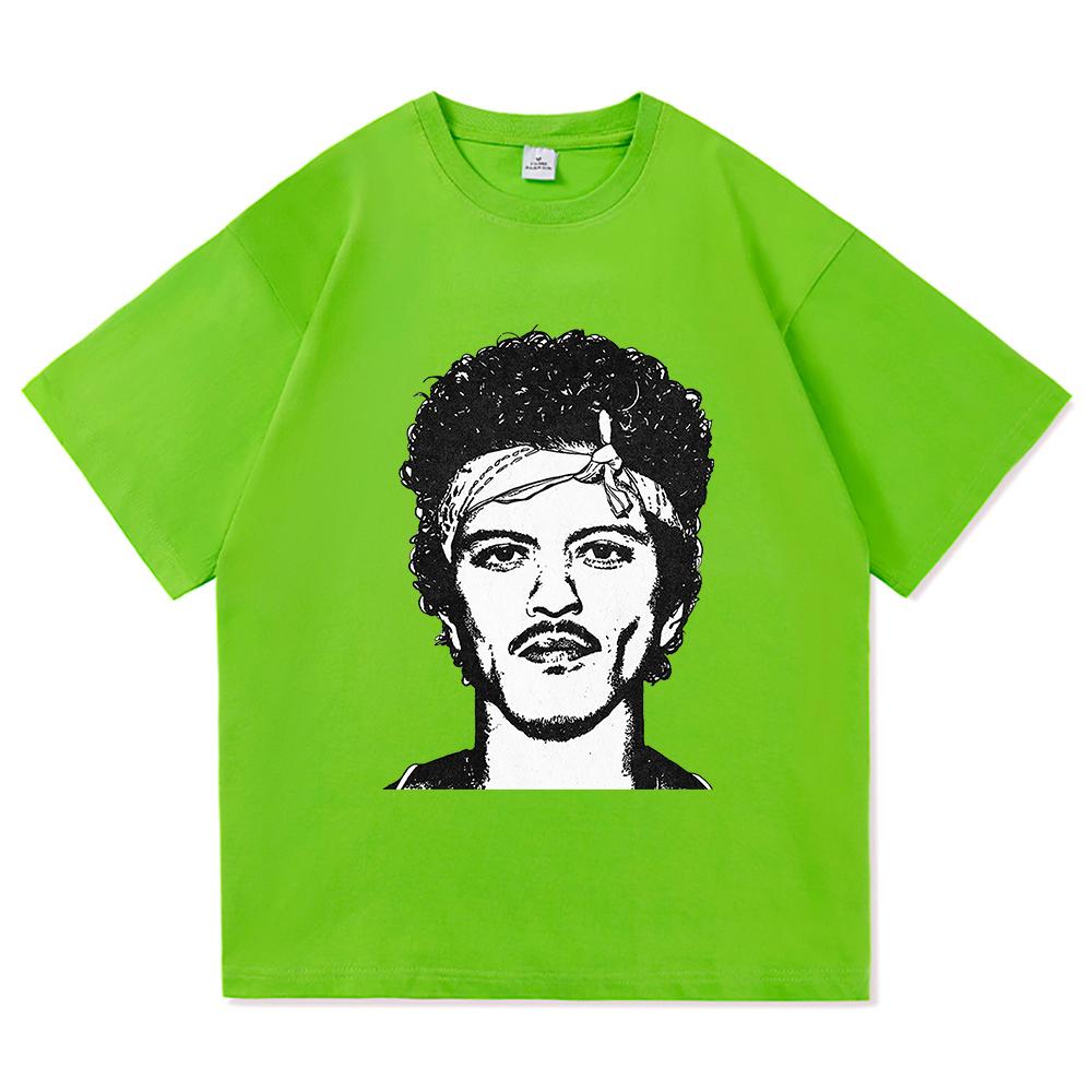 Bruno Mars Das RoUnisextic T-Shirt 2026 Neues Album Retro UnisexDamenbekleidung Harajuku Hochwertige Oberteile Baumwoll-T-Shirts Vintage