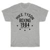 Mike Tyson Boxe 1984 Palestra Uomo Grigio Taglia dalla S alla 5XL