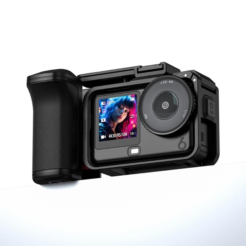 Präzisionsgefertigter Street Photography Griff-Kit für Action 6 Kameras Magnetische Schnellwechsel-Technologie