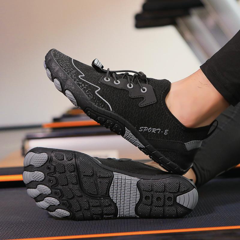 

A918 мужские и женские туфли для плавания на пляже, забродные туфли, альпинистские туфли с пятью пальцами 36 чёрный