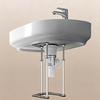 Rustproof Kitchen Sink Support System with 41cm to 71cm Height Adjustment Ranges Strong Metal Sink Stabilizer for Home