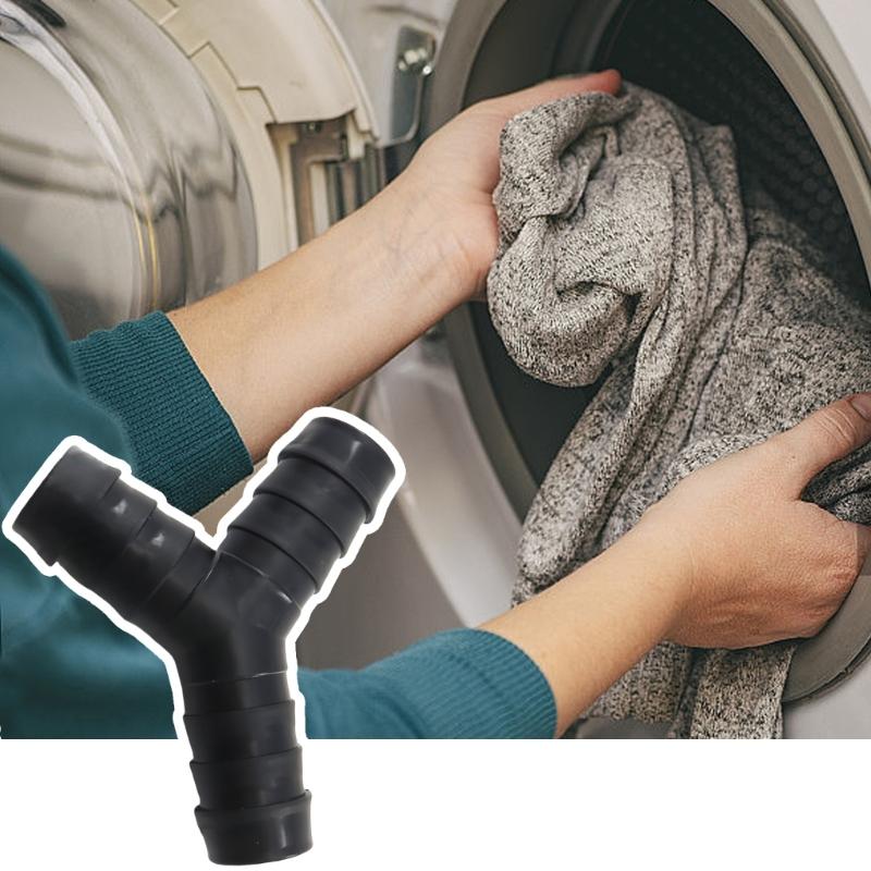 Double Connection Washing Machine Water Discharge Hose Y Shaped Design Drain Hose Extension for Multiple Appliances