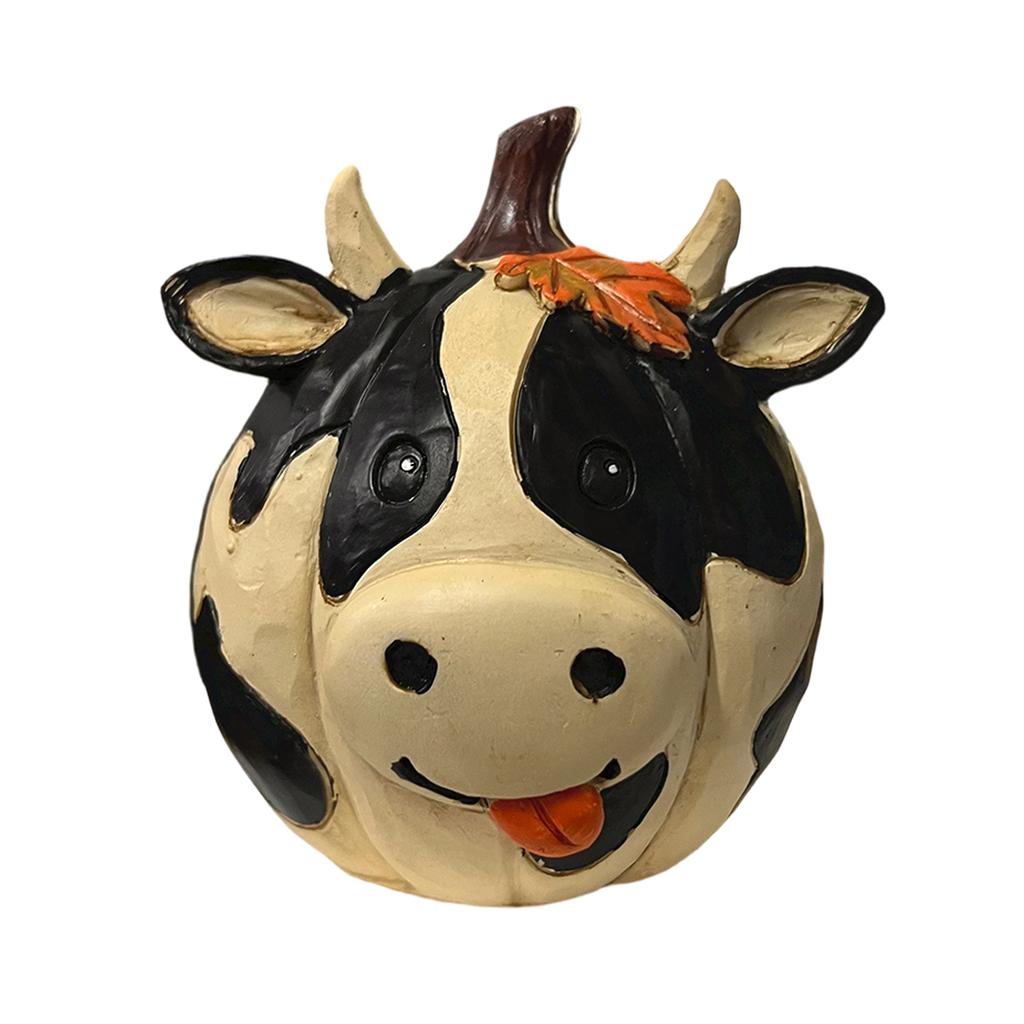 Farm Animal Pumpkin Resin Figurine Statue for Home Decor