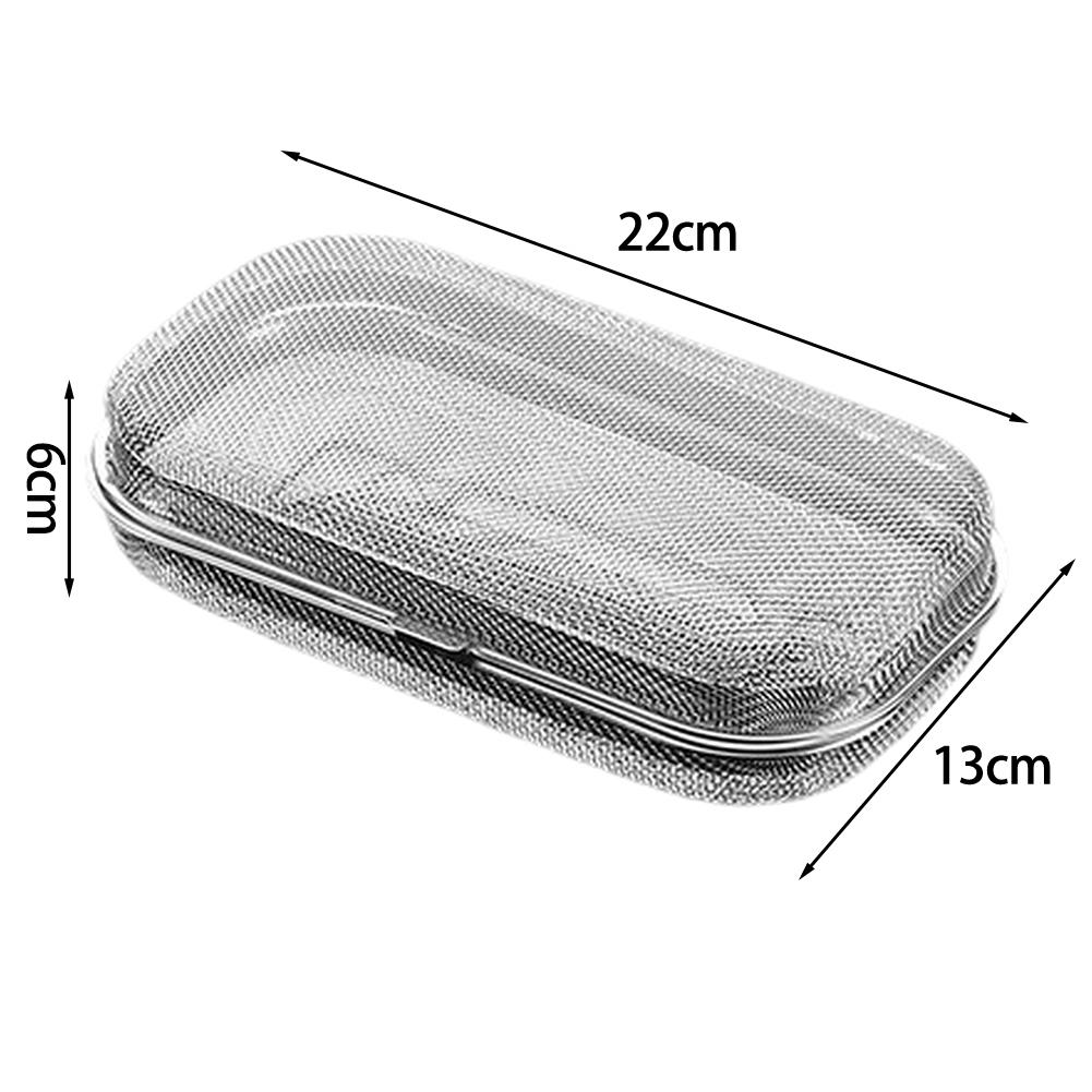 For Kitchen Cutlery Holder 304 Stainless Steel with Leakproof Drainage Mesh and Reinforced Base for Compact Utensil Storage