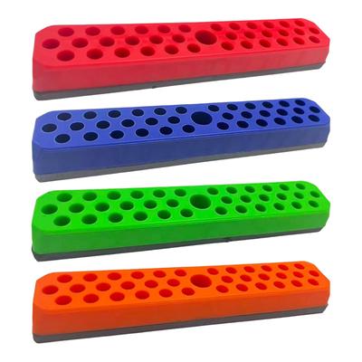 Hex Bit Holder, Portable Reliable with Magnetic Base Screwdriver Bit Organizer,