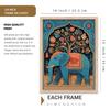 Kotart Madhubani Art Wall Painting Traditional Home Decoration With Frame For Living Room Bed Room Hotel Wall Decor Digital Reprint Set of 3