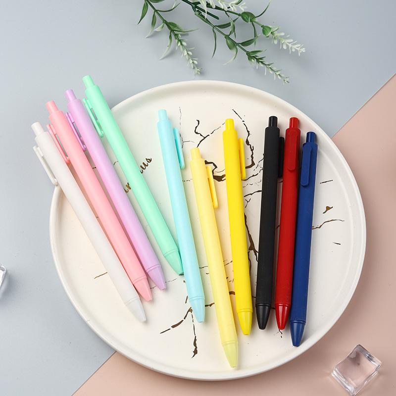 30pcs 0.5mm Retractable Gel Ink Pens Candy Color Macarons Colored Black Ink 0.5mm Extra Fine Point Cute Pens for Writing Journaling Taking Notes