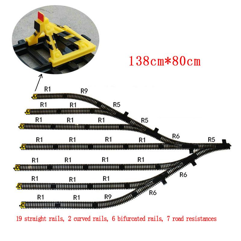 1:87 Track Scene Accessories Cave Railway Crossing Station Road Resistance Children's Toy Simulation Electric Train Model Boy