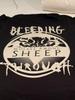 Bleeding Through Band Black 100% Cotton Full Size T Shirt