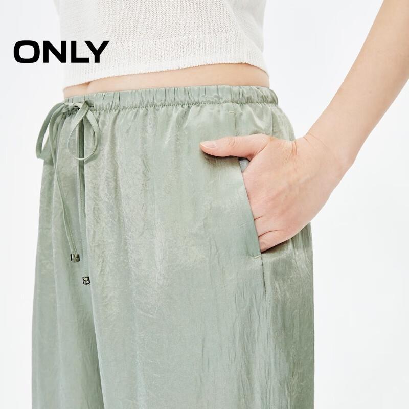 ONLY Women's 2024 Summer High-Waist Straight-Leg Casual Pants