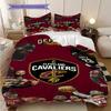 Biancheria da letto Cleveland Cavaliers Defend Conquer(1 * copripiumino + 2 * federa, senza nucleo) Copripiumino e federa Set biancheria da letto