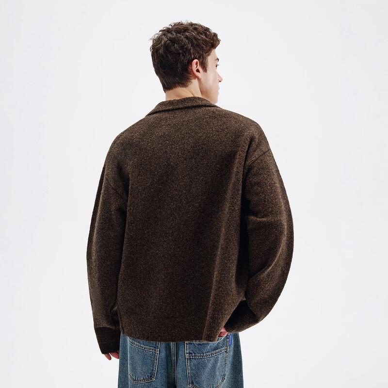 Unisex Wool Knit Cardigan Sweater